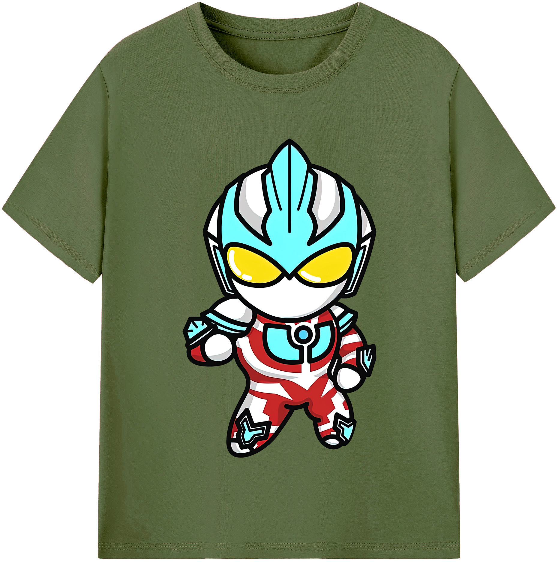 （画像用） ウルトラマン Ultraman 綿100％半袖Tシャツ（フロントプリント）